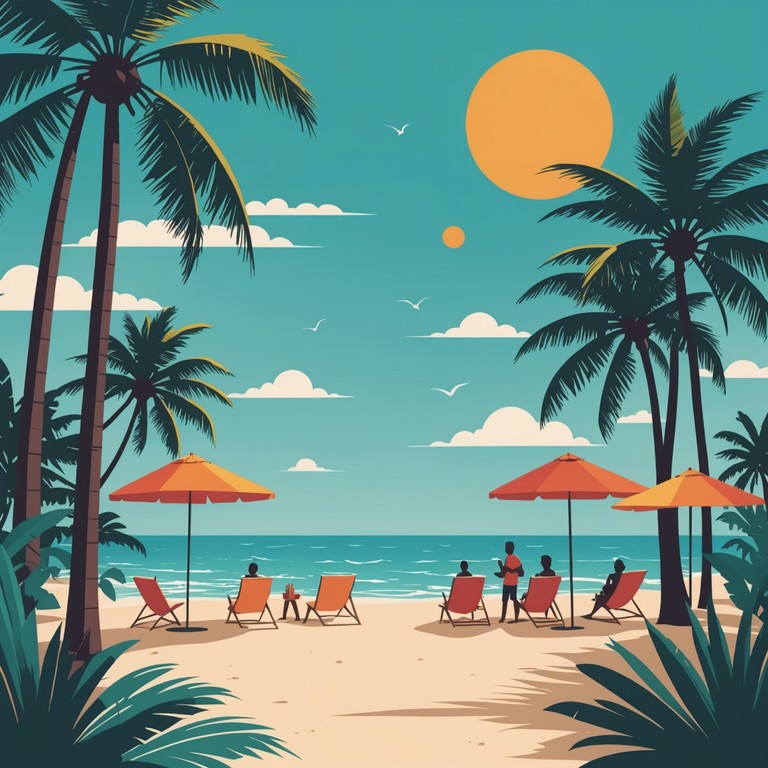 Embark on a musical journey to the sunny shores of the caribbean with this lively track, perfect for dancing or background music at a beach party.