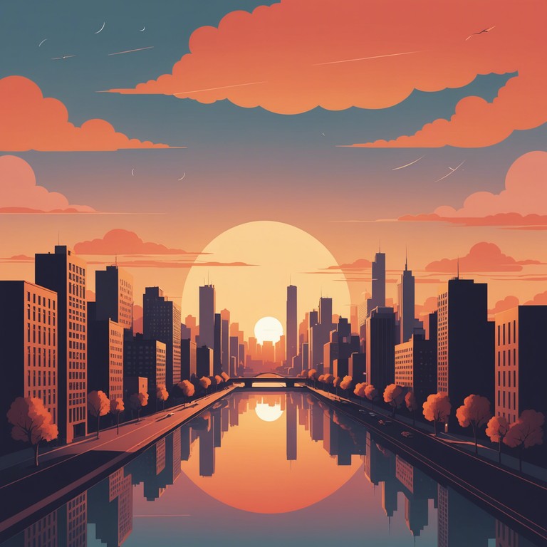 Imagine a slow, engaging collision of warm funk rhythms and soothing rock melodies on a lazy sunset on broadway. Echoing the laid back attitude of a new york summer evening, the piece uses electric guitar riffs to weave a tapestry of relaxation and gentle excitement.