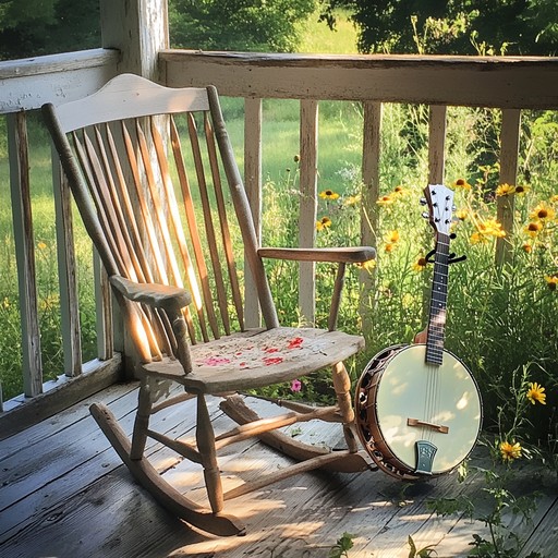 Imagine yourself lounging on a sun drenched porch, where the calm and soothing sounds of a banjo play in the background. This instrumental piece embodies the tranquil spirit of bluegrass, fostering feelings of peace and relaxation. The gentle rhythm and melodic resonance encapsulate the perfect summer day, free from worries and full of pastoral charm.