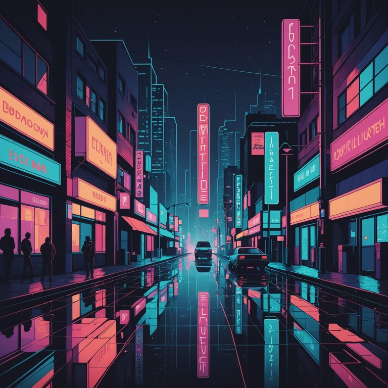 This track captures a blend of moody atmospheres with infectious rhythms that define the new jack swing style, perfect for reflective moods or stylish retrospectives. Emphasizing dark themes and soulful grooves, it becomes the soundtrack for introspective night walks through neon lit streets.