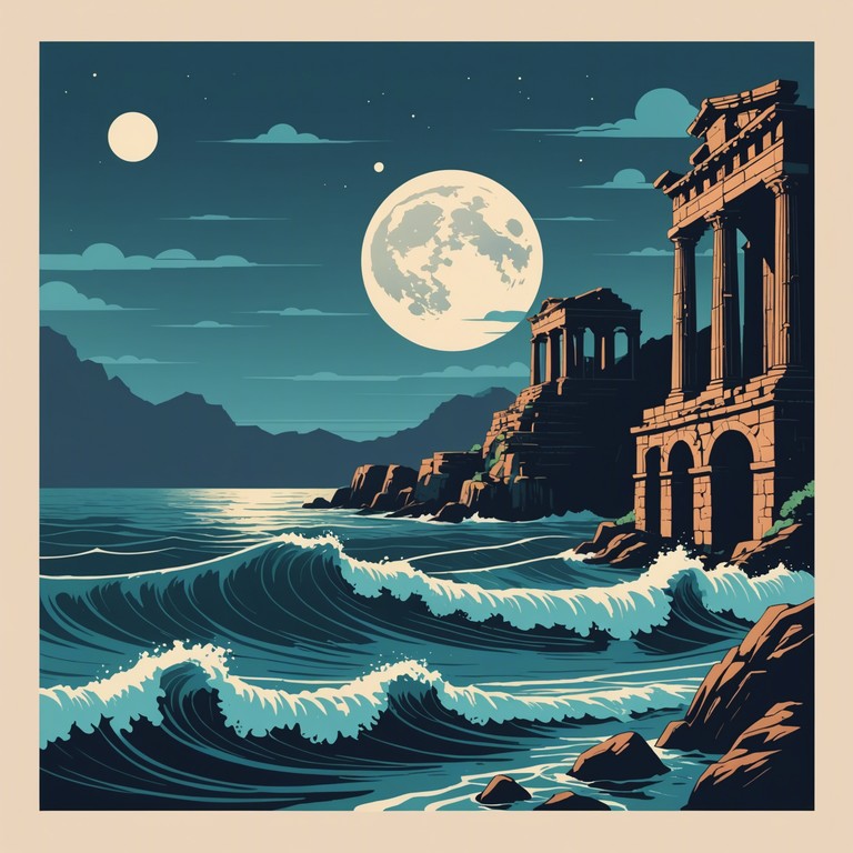 A serene yet haunting composition that imagines the submerged whispers of atlantis, merging ancient melodies with the eerie quiet of the deep ocean. This track uses the ancient timbre of a dulcimer to evoke the sense of a long lost civilization resounding through the waters. The melody plays like a ghostly whisper among the ruins, enveloped in the dark embrace of the ocean's depths.