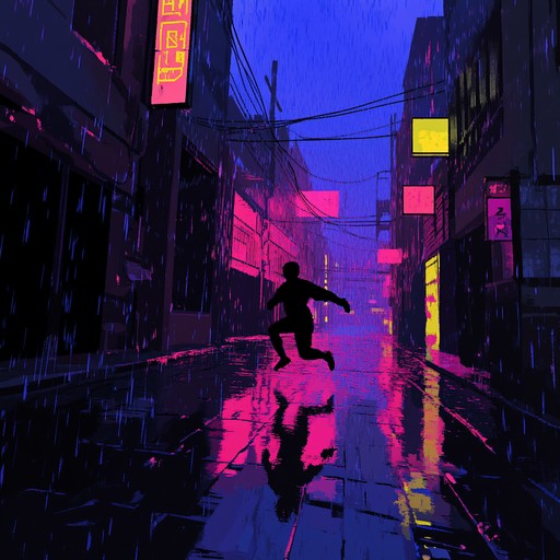Imagine a soundtrack for a night racer zooming past blurred neon reflections, where every beat intensifies the heart pounding thrill. This alternative version, \neon shadow runners,\ keeps all the adrenaline pumping with a touch more shadow, adding depth and danger.
