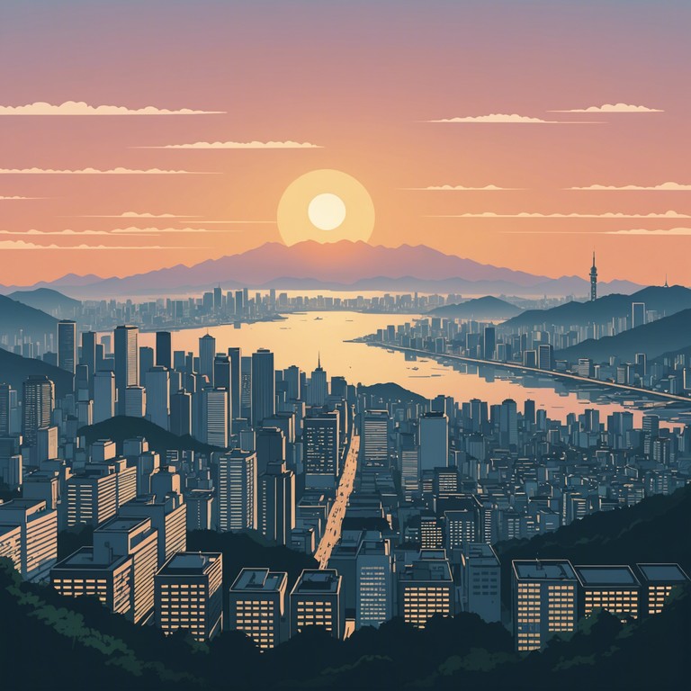 Delve deeper into the spiritual essence of a city that wakes up to the harmony of history and modernity. The track uses the sounds of the gayageum to weave through the layers of early morning urban silence, revealing the soul of seoul in every note.