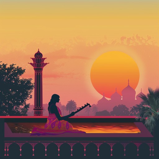 A majestic hindustani instrumental piece featuring radiant and resplendent raga compositions. The music combines the intricate and vibrant sitar melodies with the rhythmic foundation of tabla, creating a dynamic and evocative soundscape. Perfect for invoking feelings of grandeur, spirituality, and cultural richness.