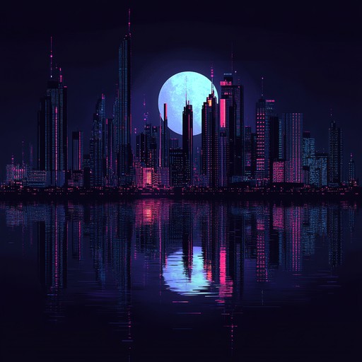 A brooding journey through a nocturnal metropolis, where haunting melodies and atmospheric textures create an elusive sense of mystery. Echoing urban soundscapes blend with ethereal harmonies, painting a sonic picture of a city that never sleeps.