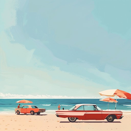 This track captures the essence of 1950s summertime with a feel good, nostalgic vibe. Imagine carefree days, vintage cars, and beachside fun, all wrapped up in an uplifting instrumental composition, featuring jangly guitar melodies, soulful saxophone lines, and rhythmic piano chords. It's a retro celebration of sunny, euphoric memories.