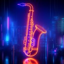 upbeat muzak merging sax melodies with modern synth layers.