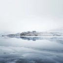 skating across a frozen winter wonderland