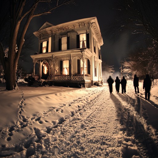 An eerie yet festive instrumental blending traditional christmas carols with ghostly undertones. Features haunting strings, ethereal choirs, and subtle percussive elements to evoke nostalgia and holiday mystery. Perfect for an unsettling festive atmosphere.