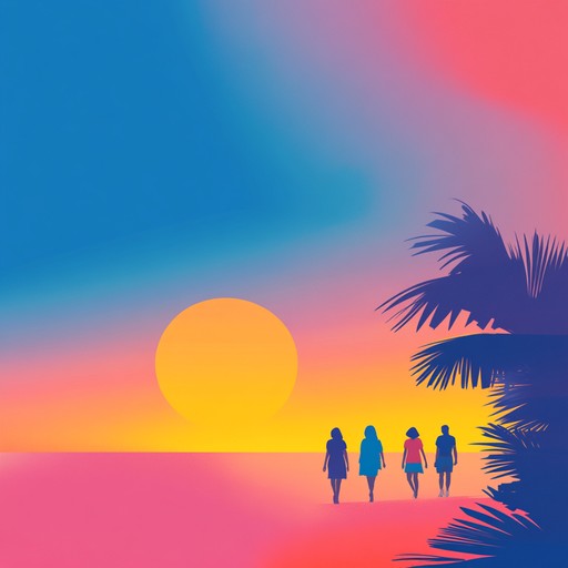 An instrumental chillwave composition that embodies the joyful essence of playful afternoons spent with friends under the warm glow of the sun, featuring dreamy synths and gentle beats evoking nostalgia and happiness.