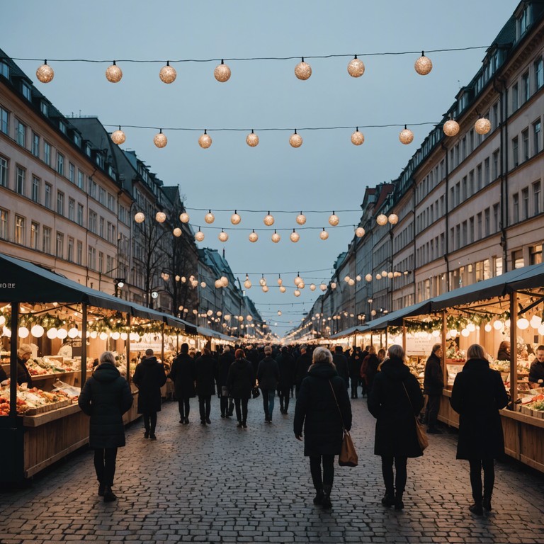 Imagine the vibrant streets of berlin during a festive season, with music that combines the pulsating beats of modern dance with the nostalgic melodies of traditional german schlager. This instrumental track captures the essence of celebration with an electric vibe.