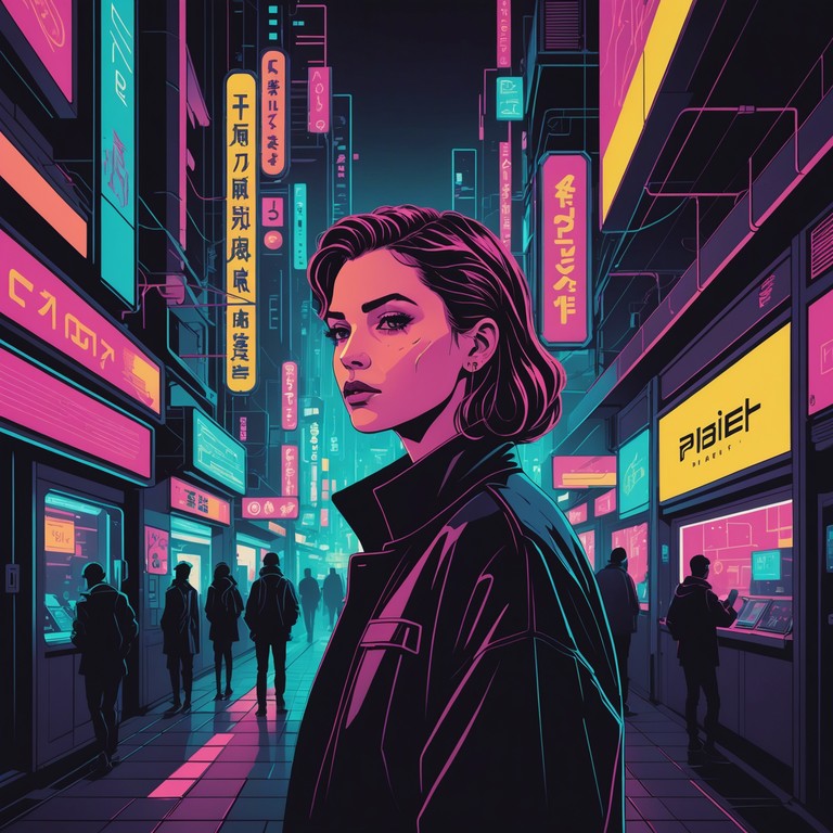 Dive deeper into the heart of a digital uprising with this powerful fusion of electronic resonance and cyberpunk aesthetics. Each note reflects the pulse of the underground fighting for a brighter tomorrow amidst the neon lit city ruins.