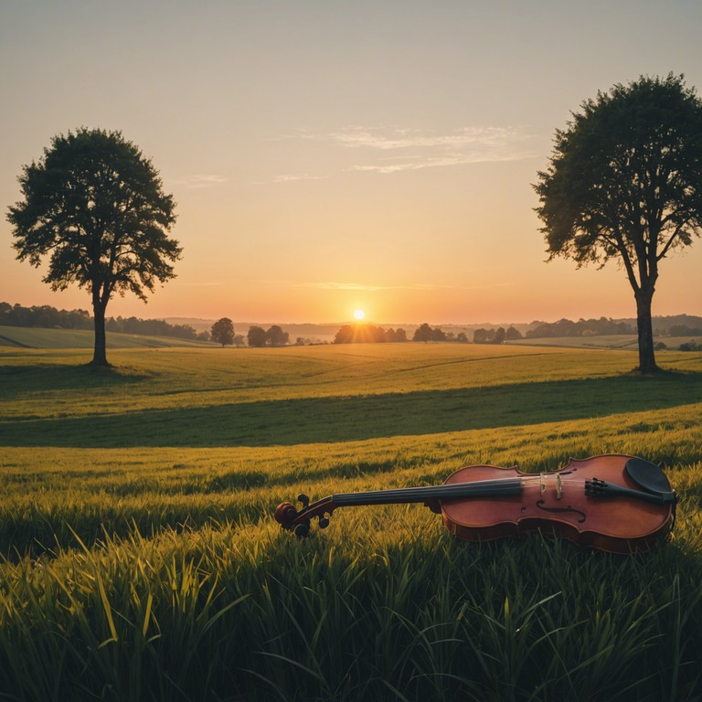 A track where classical sophistication intertwines with the heartwarming, rustic vibes of country life. The song features a melodic procession through vibrant string harmonies that reflect both the tranquility and the spirit of the countryside.