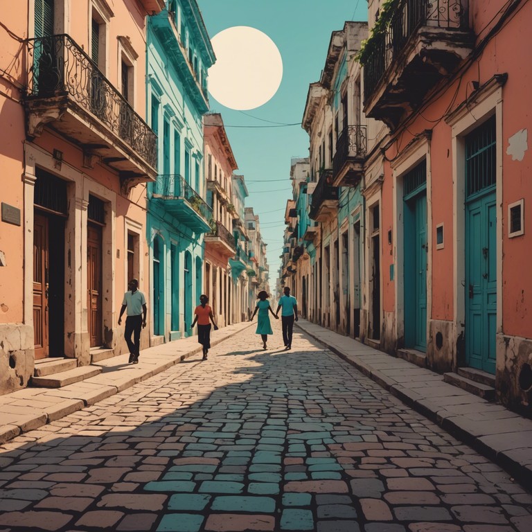 Imagine strolling through the moonlit streets of old havana, where the soft whispers of rumba rhythms fill the air, inviting a dance of gentle gestures and romantic glances. The music encapsulates the essence of a traditional rumba, performed with modern subtlety that beckons listeners into a serene, enchanting world.