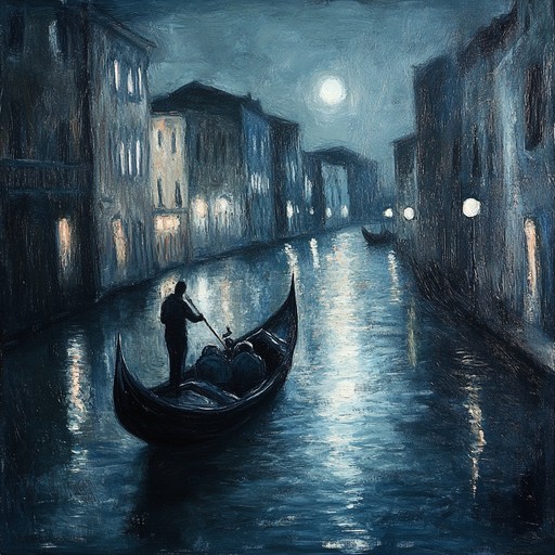 As the night deepens in venice, the mystical strums of an acoustic blues piece resonate, evoking emotions of longing and romance beneath a canopy of stars.