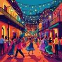 an instrumental salsa bursting with euphoria, rhythm, and joy