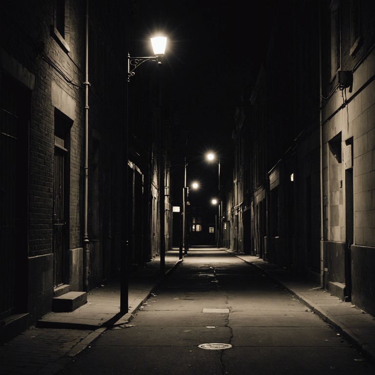 Imagine a soundtrack for a midnight stroll through a city forgotten by time, each step echoing through the alleys, with ghosts of the past whispering in the breeze. The piano's melancholy tune intertwines seamlessly with unsettling synthetic textures, creating layers of eerie soundscapes that pull the listener deeper into this nocturnal journey.