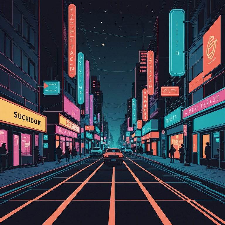 This track embodies the essence of a thrilling urban night in the city, fusing groovy basslines with the raw energy of garage music. The beat holds a certain mystery, as if wandering through well lit streets under the neon glow.