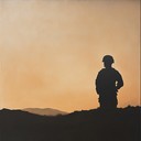 melancholic military piece, evoking soldier's deep, soulful yearning.