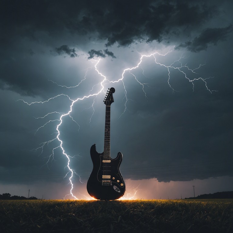 The song thunder strikes midnight features blazing electric guitar riffs and high speed drumming that create a sense of urgency and power. The composition is designed to pump adrenaline, with a middle segment that dives into a melodic solo, showcasing skill and intensity before returning to its powerful roots.