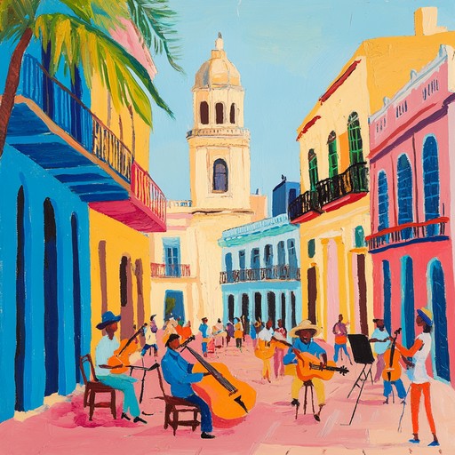 Immerse yourself in the vibrant rhythms of a cheerful latin jazz instrumental that captures the essence of a sunny havana afternoon. Upbeat percussions and expressive horns create an irresistible atmosphere of joy and warmth, transporting you straight to the heart of cuba with every note.