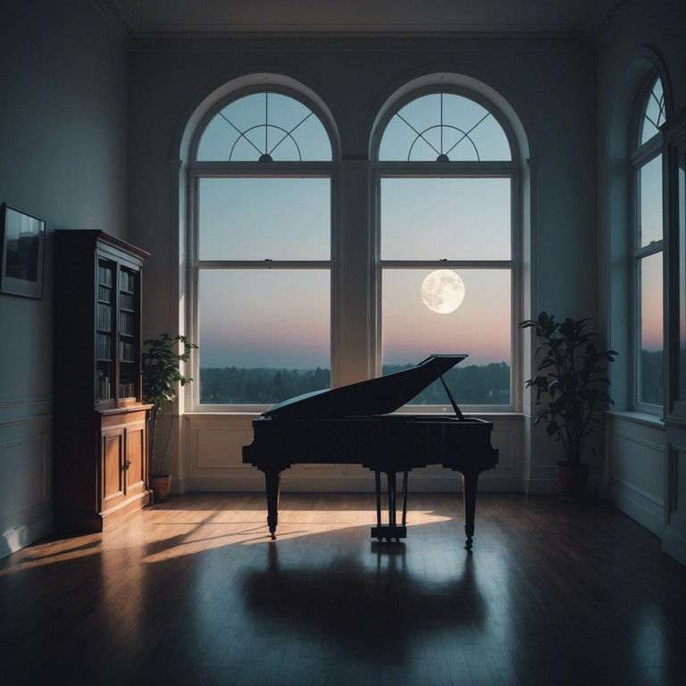 Dive deeper into a state of graceful solitude with this alternate version where the piano keys whisper secrets of forgotten times, echoing softly in an empty room. The melancholy is more profound, the touch on the keys softer, yet each note resonates with the same profound emotion, reflecting a deeper dive into the heart of loneliness