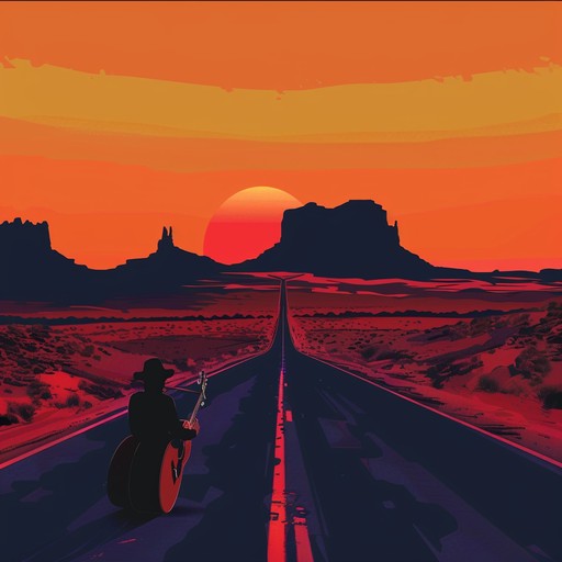 This track captures the essence of a sultry sunset on a dusty country road. Classic americana guitar melodies intertwine with soulful harmonica tones, creating an evocative blend that transports listeners to a simpler, warmer time. The music progresses gently, building a rich emotional landscape that is both relaxing and bittersweet.