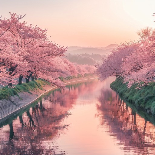 Imagine a track filled with the enchanting sounds of spring in seoul where the cherry blossoms paint the city in shades of soft pink. This soothing instrumental combines traditional korean instruments with a contemporary k pop structure, echoing the peaceful moments of early morning in a bustling city. The melody progresses through a series of calming rises and falls, capturing both the ancient and modern spirit of korean culture.
