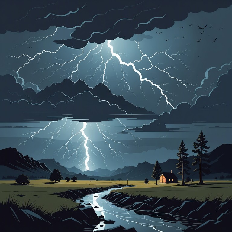 This track combines aggressive, powerful beats with a haunting lyrical style melody, creating a dramatic and intense soundscape that evokes a story of inner turmoil and resilience. The music layers dense, punchy rhythms under sweeping, lyrical instrumentals, crafting an atmosphere both powerful and emotive.