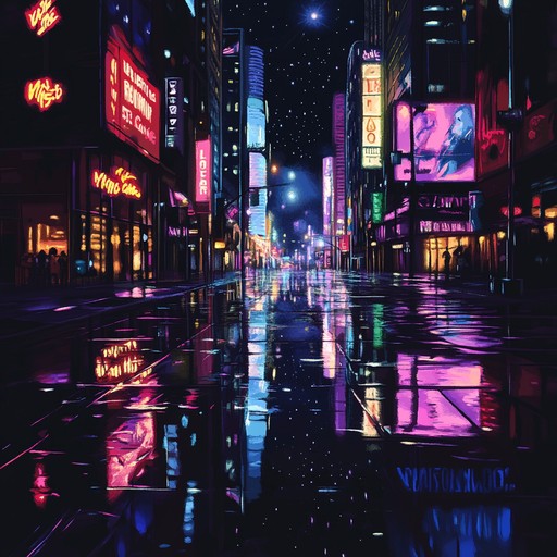 A mesmerizing instrumental synthwave track that transports listeners back to nostalgic nights filled with neon lights, blending atmospheric synths with rhythmic beats to evoke reflection and sentimentality.