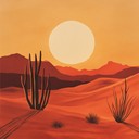 gritty guitar riffs with bold, wild desert vibes