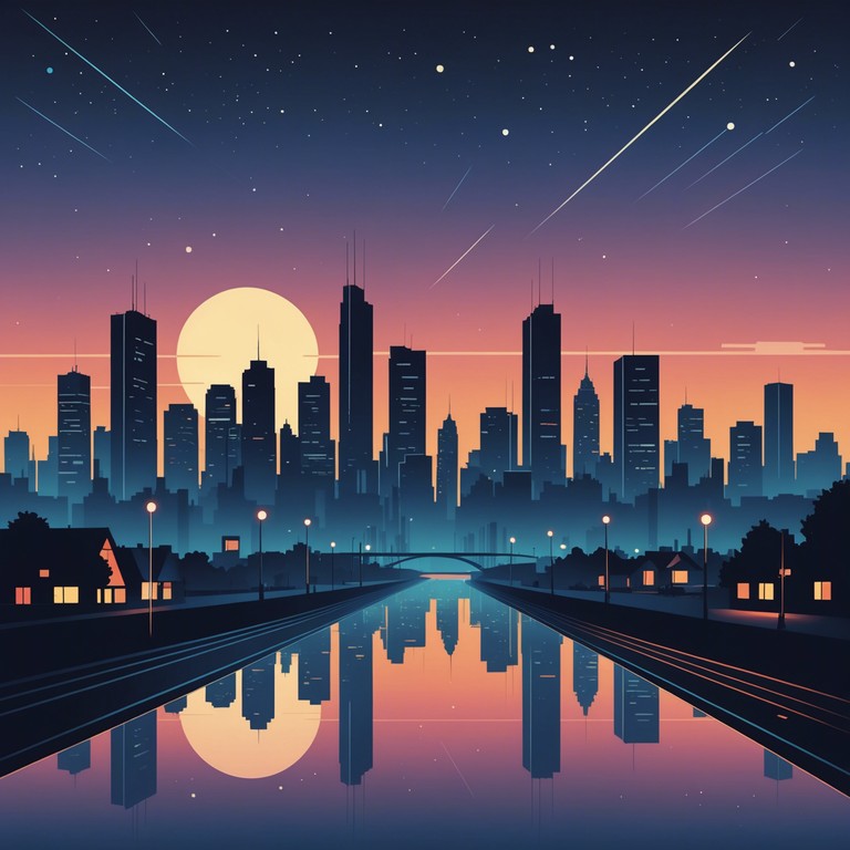 Imagine cruising through a dynamic city as the sun sets, the skyline a backdrop to a sound canvas painted with streaks of funk and disco. This track offers an energizing yet smooth journey through sound, ideal for an evening unwinding or a night out dancing.