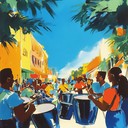 a lively calypso tune celebrating caribbean rhythms and dance.