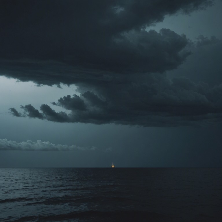 Merging serenity with a powerful sonic presence, this track uses the contrast between soft melodies and intense dynamics to evoke a sense of calm before a storm. The instrumental revolves around the gentle yet foreboding tones of electric piano, building into a crescendo that captures the intensity of an impending storm while maintaining an underlying calmness.