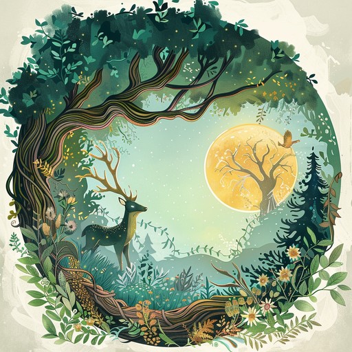 Imagine yourself wandering through an enchanted forest, with sunlight filtering through the leaves and magical creatures peeking out from behind the trees. This lively and whimsical tune sets the perfect mood for a lighthearted adventure, with a bouncy rhythm and playful melodies that evoke a sense of joy and wonder.