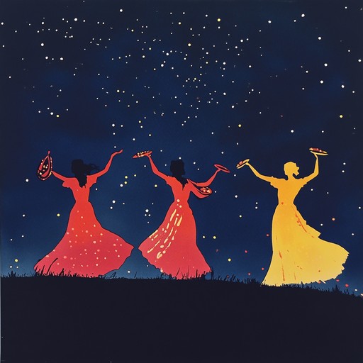 An instrumental track that fuses traditional kalimba melodies with modern grooves, capturing the essence of nighttime celebrations under the stars.