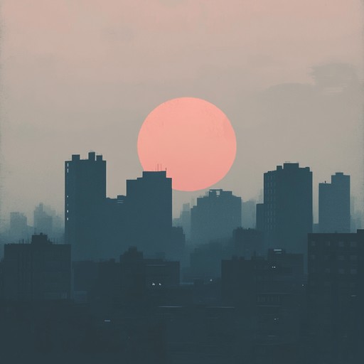 A serene composition weaving gentle piano notes with urban percussive elements, perfect for reminiscing about city life as the day transitions into evening, evoking a sense of tranquil reflection and nostalgic warmth.