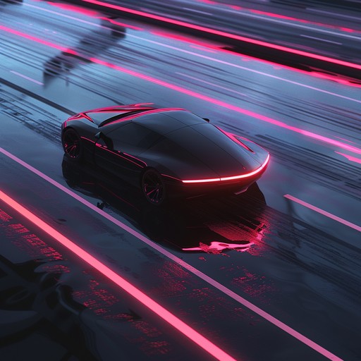 Experience a serene night drive beneath glowing city skylines, where neon lights dance and reflections shimmer softly on rain soaked streets. The smooth, nostalgic synth tones evoke peaceful, dreamy vibes as you glide through the futuristic urban landscape.