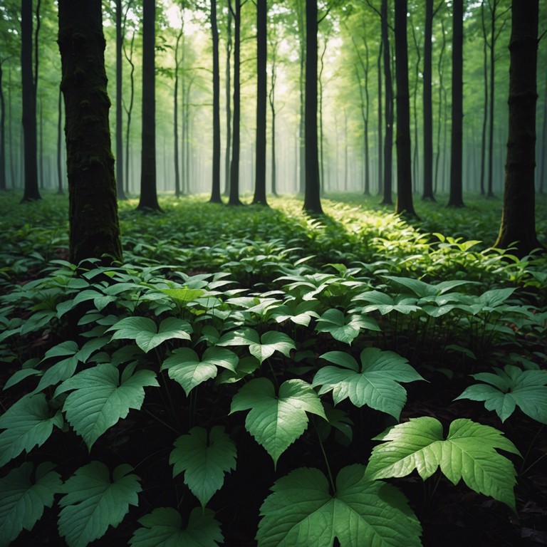 A deeper exploration of the connection between music and nature’s tranquility. The piece elaborates on tender cello strings that simulate a loving embrace, encapsulating the forest's calmness as light shifts over the scenery throughout the day.