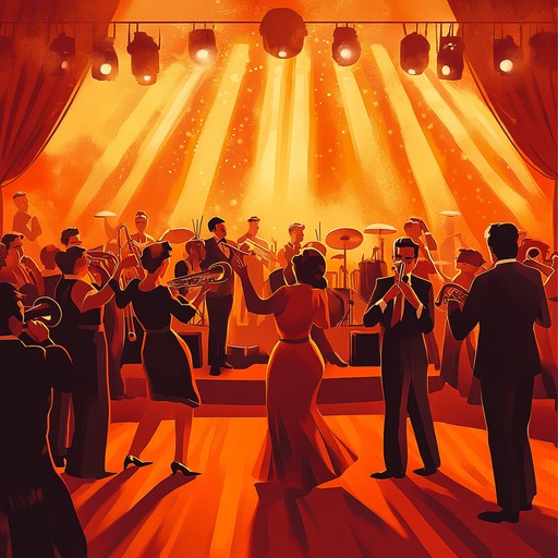 A lively instrumental swing track featuring dynamic brass melodies and infectious rhythms that embody the excitement and vibrancy of nighttime in the city. The music invites listeners to immerse themselves in a world of jazz clubs and dance halls, celebrating the spirited atmosphere of urban nightlife.