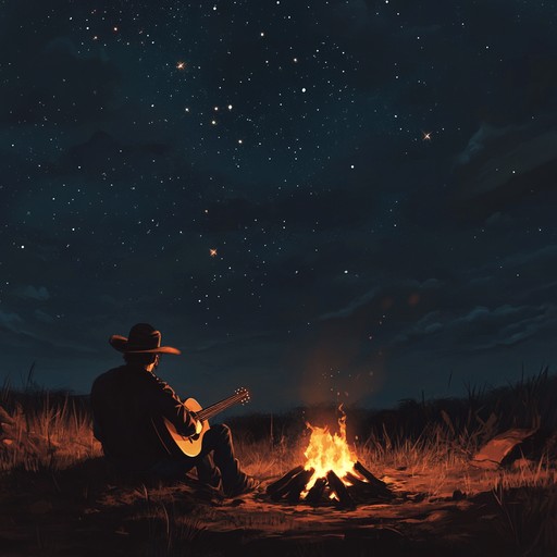 A gentle western tune that evokes memories and reflections of a cowboy's life on the dusty trail. The acoustic guitar chords are tender and poignant, creating a rich, nostalgic atmosphere that tells a story of love, loss, and the indomitable spirit of the west.