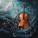 a dramatic cello led piece exploring underwater secrets and wonders