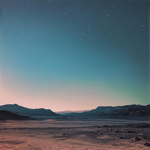 A song that captures the elusive spirit of the middle eastern desert at twilight, blending ancient melodies with a breeze of modern sensibilities. This track features the haunting sound of the oud, evoking images of shifting sands and caravans pausing under the vast, starry night. The piece progresses from a calm, meditative start to a dynamic, rhythmically complex middle, ending with a serene outro that fades into the night.