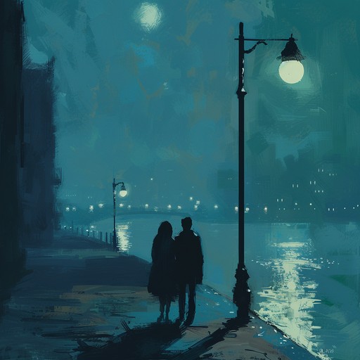 A romantic, intimate instrumental piece perfect for a late night slow dance with your lover. Soft, sultry saxophone melodies intertwine with gentle piano and brushed drums, creating a dreamy atmosphere of passion and nostalgia. The warm, analog sound transports you back to a dimly lit jazz lounge in the 1940s, where lovers sway together, lost in each other's embrace.