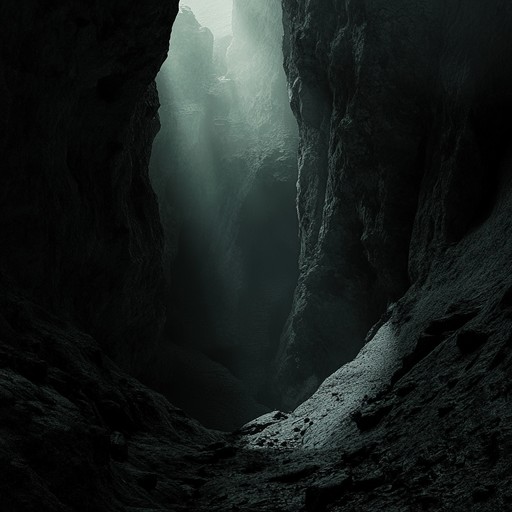 Immerse yourself in a haunting, otherworldly soundscape that guides you through shadowy caverns filled with echoes, dripping water, and distant, indistinguishable reverberations. Perfect for inducing a state of deep contemplation or tension.