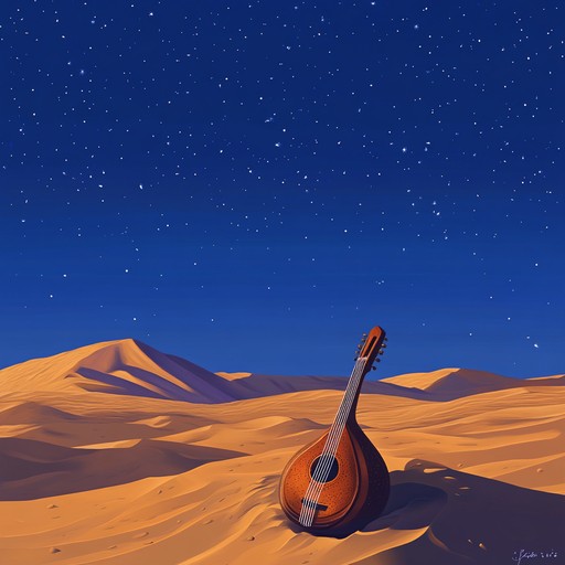 This composition seamlessly blends the expressive sounds of the oud with gentle jazz rhythms, evoking the serene ambiance of desert landscapes.