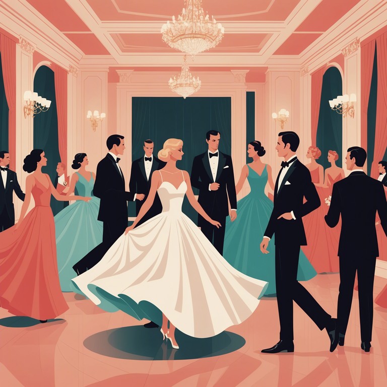 This composition features intoxicating melodies encapsulating a romantic whirlwind evening where dancers float effortlessly across the dance floor. The song builds dynamically, creating an unforgettable auditory experience aimed at evoking feelings of joy and timeless elegance.