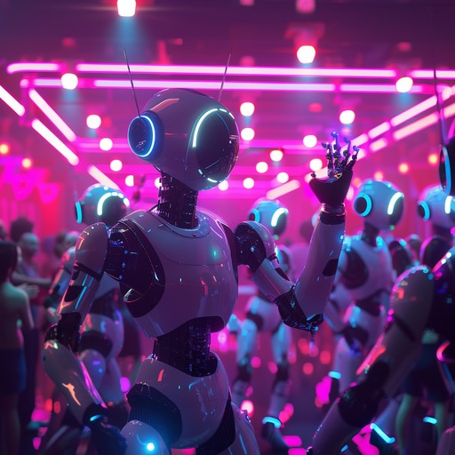 An engaging electronic track with a futuristic twist, combining playful synth melodies and robotic effects. The upbeat tempo and joyful rhythms make it perfect for party scenes or high energy animations.