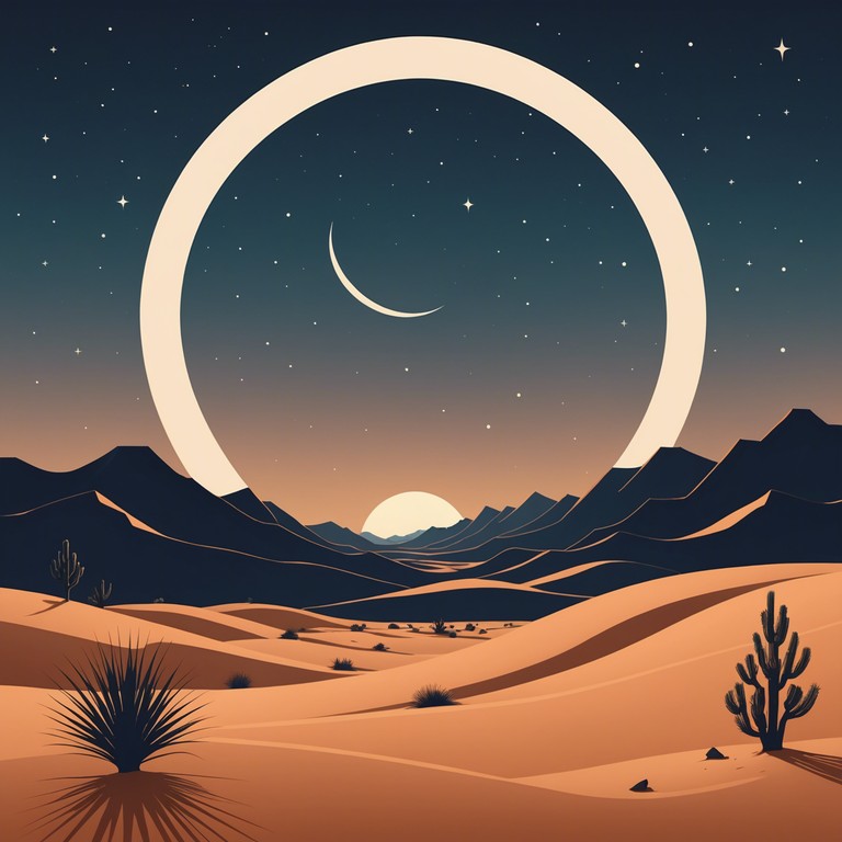 Capturing the essence of solitude and introspection, this alternative version enhances the mysterious charm of desert landscapes at night, creating a more haunting and reflective musical experience.