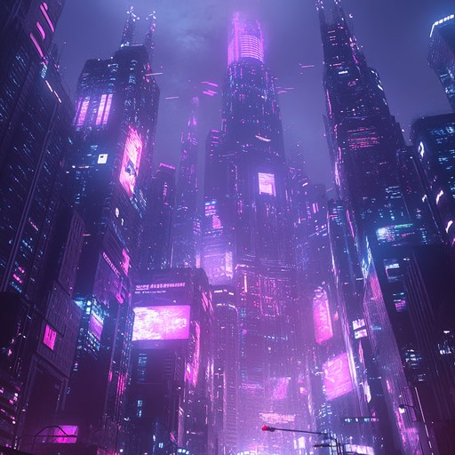 Experience a world where neon lights eternally shine, and deep, throbbing synthesizers emulate the pulse of a futuristic metropolis, creating a sense of awe and majesty that enthralls listeners.